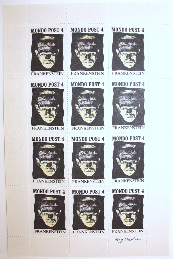 fluxus art stamps, big dada